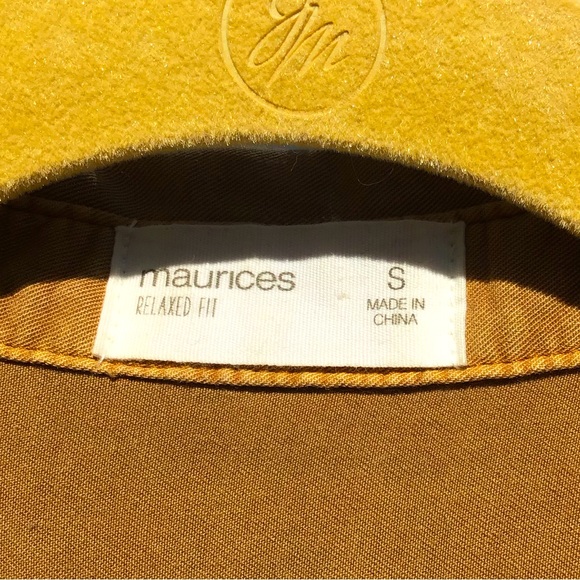 Relaxed Fit Button Down Long Sleeve Shirt Sz S - Picture 3 of 3